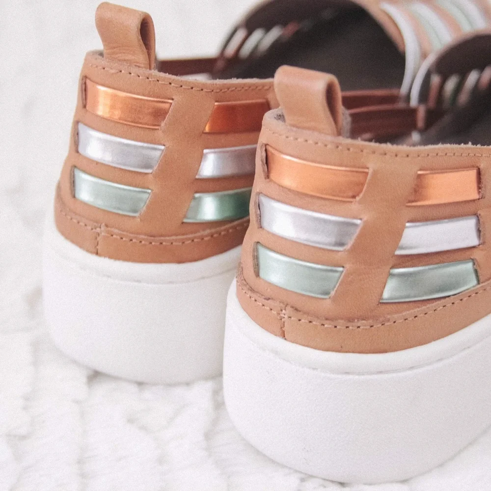 Donald J. Pliner Cierra Huarache Platform Sneakers